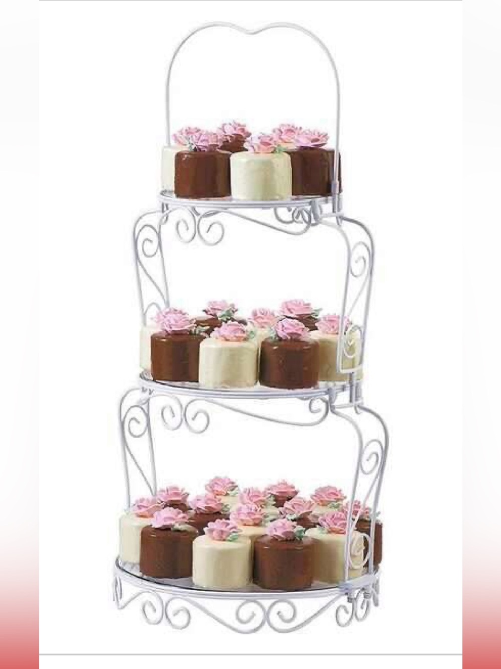 Wilton White Graceful Tiers Cake Stand
